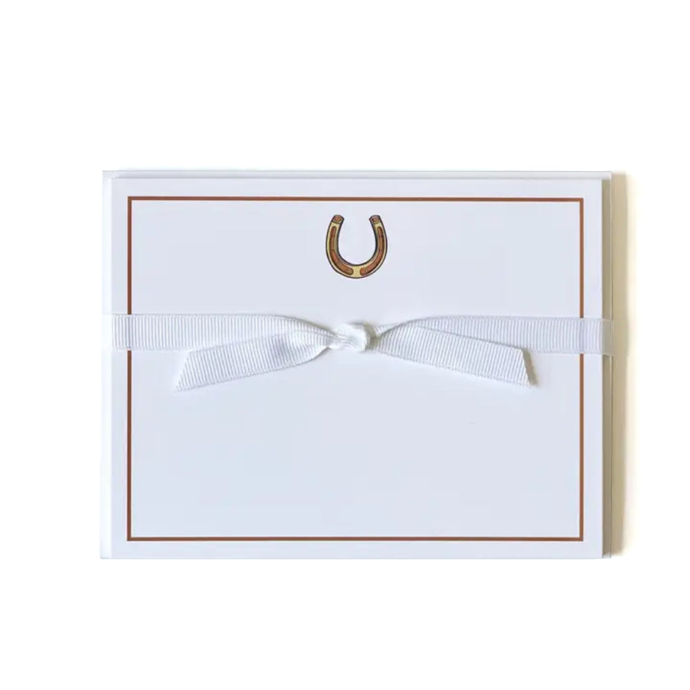 Georgetown Paperie Horseshoe - Flat Note Cards
