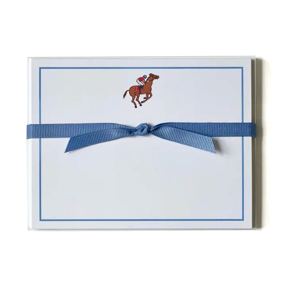 Georgetown Paperie Horse and Jockey - Flat Note Cards