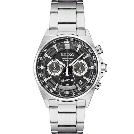 Seiko Essentials 41mm Chronograph Watch