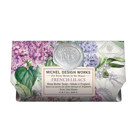 Michel Design Works French Lilacs Large Bath Soap Bar