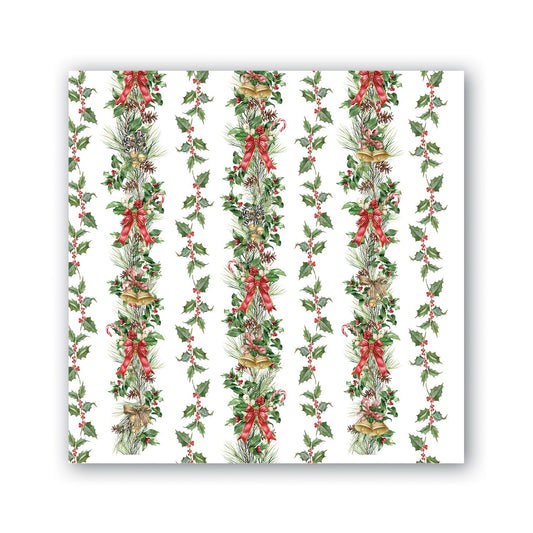 Michel Design Works Holiday Garland Cocktail Napkin