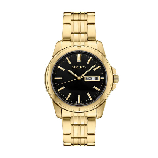 Seiko Essentials Collection Gold-Tone Quartz Watch