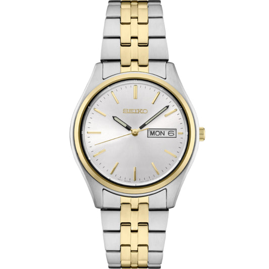 Seiko Essentials Collection Two-Tone Quartz Watch, SUR430