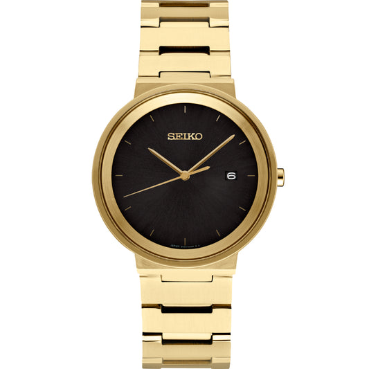 Seiko Essentials Gold-Tone 40mm Quartz Watch
