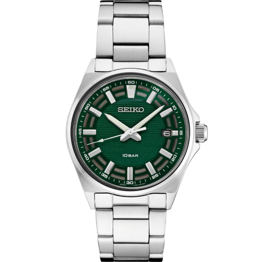 Seiko Essentials Collection 40mm Quartz Watch, SUR503