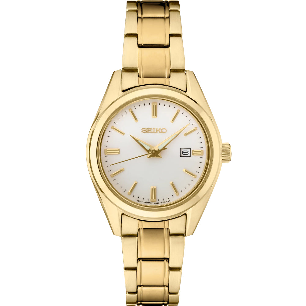 Seiko Essentials 29mm Gold-Tone Quartz Watch