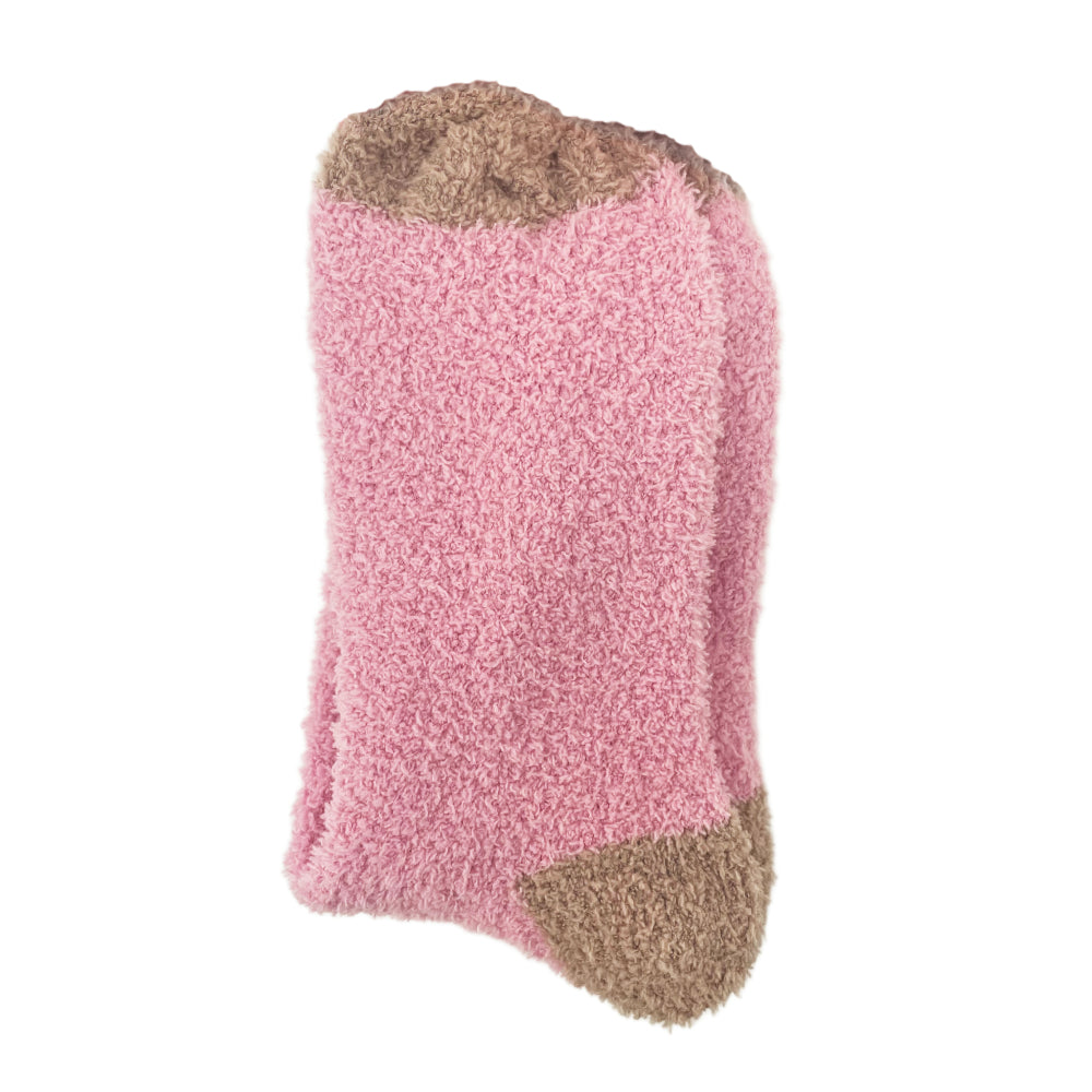 Barefoot Dreams CozyChic Smiley Ribbed Sock Set-Feather Multi