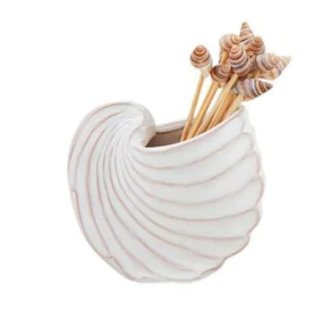Mud Pie Shell Toothpick Caddy Sets