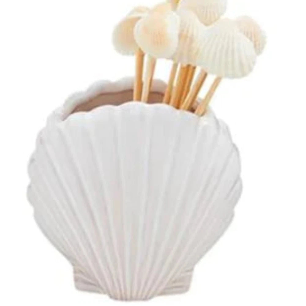 Mud Pie Shell Toothpick Caddy Sets