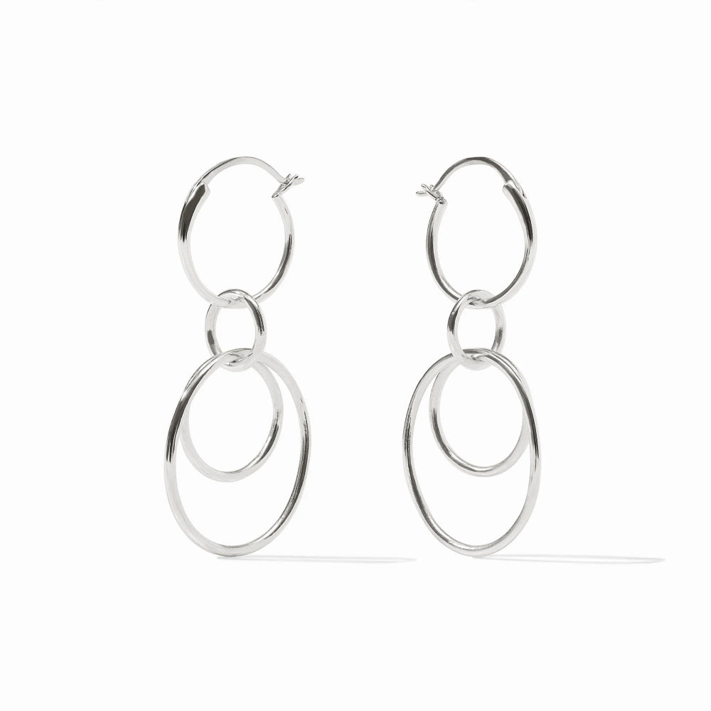 Julie Vos Silver Simone 3-in-1 Earring