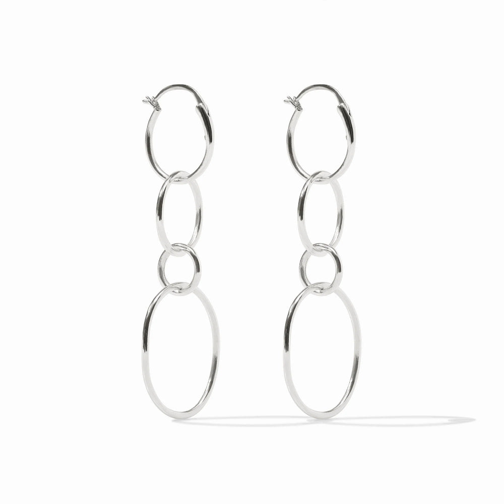 Julie Vos Silver Simone 3-in-1 Earring