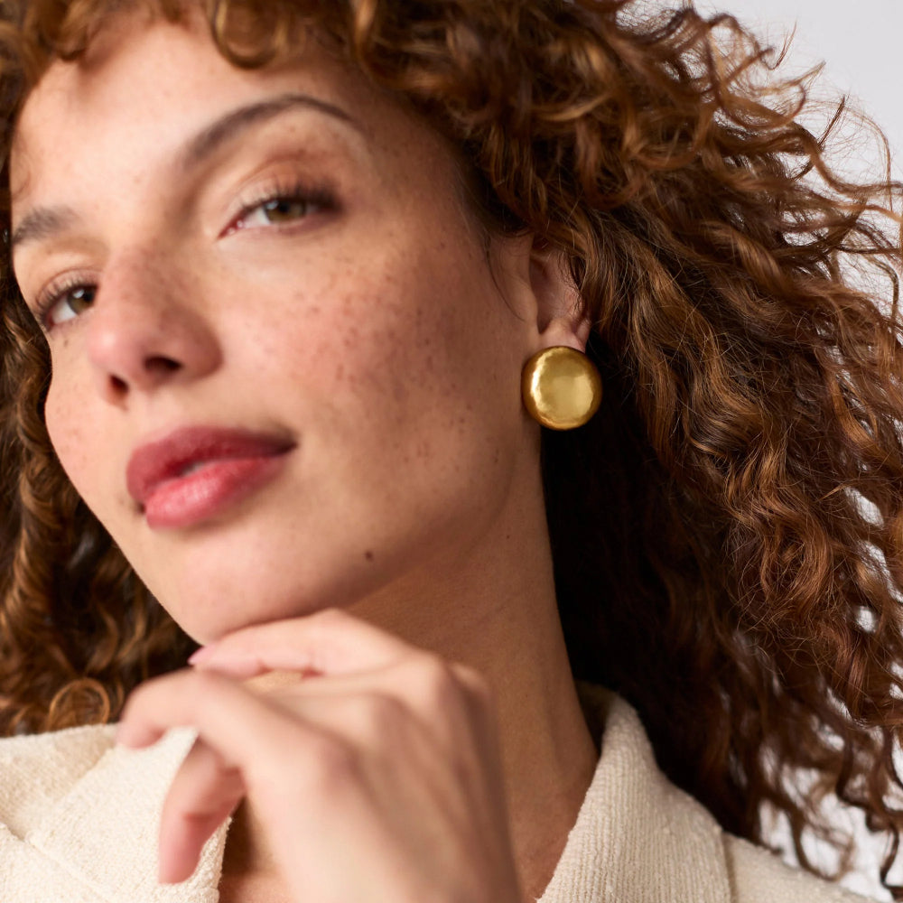 Julie Vos Gold Solara Statement Studs