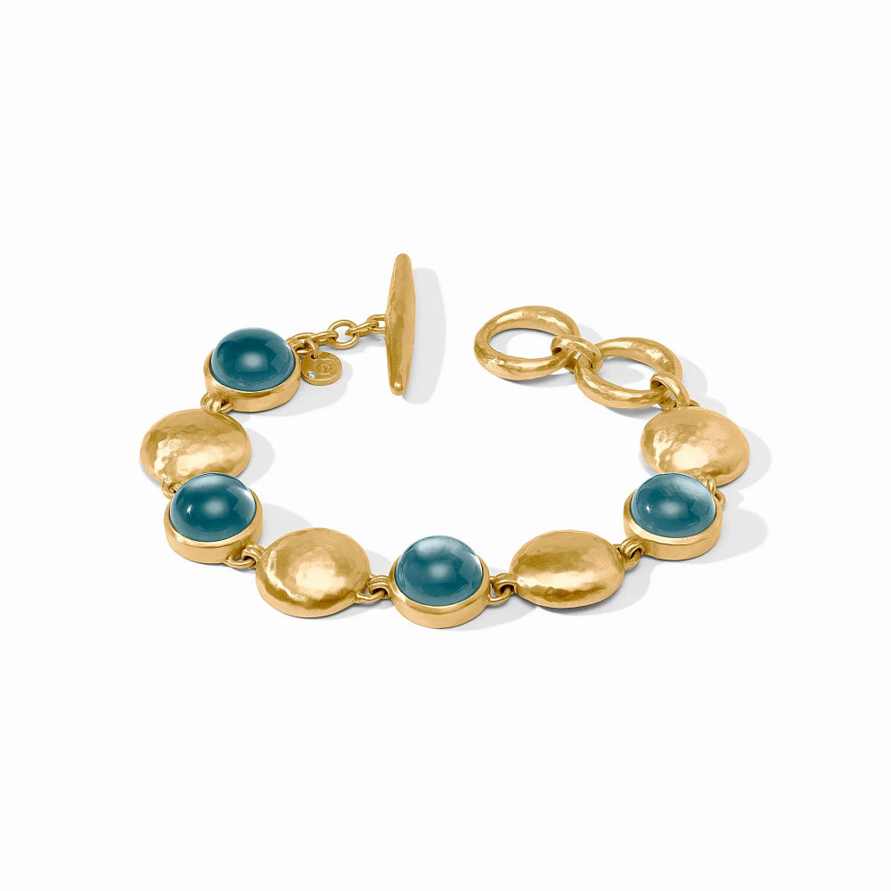 Julie Vos Solara Stone Bracelet - Iridescent Montana Blue