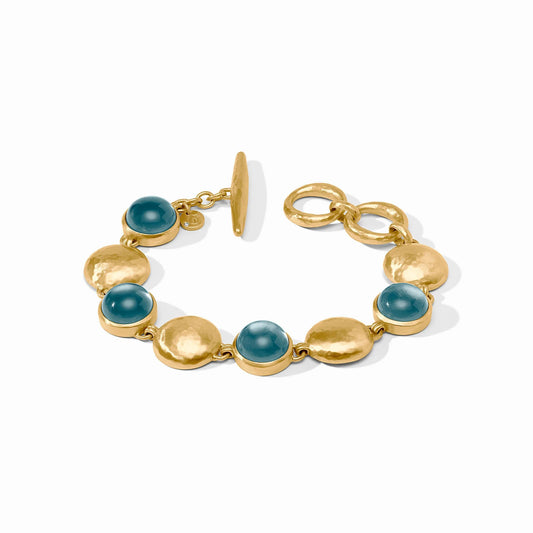 Julie Vos Solara Stone Bracelet - Iridescent Montana Blue