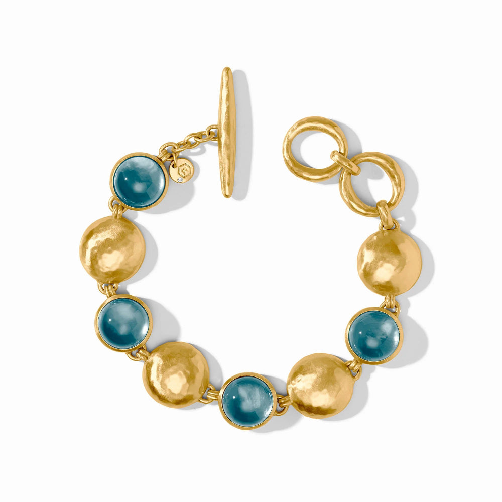 Julie Vos Solara Stone Bracelet - Iridescent Montana Blue