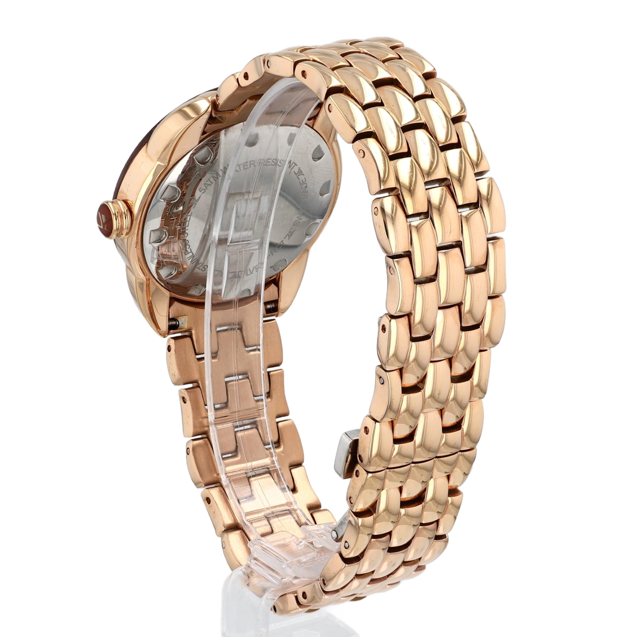 Estate LeVian Strawberry Stainless Steel Mother of Pearl Diamond
