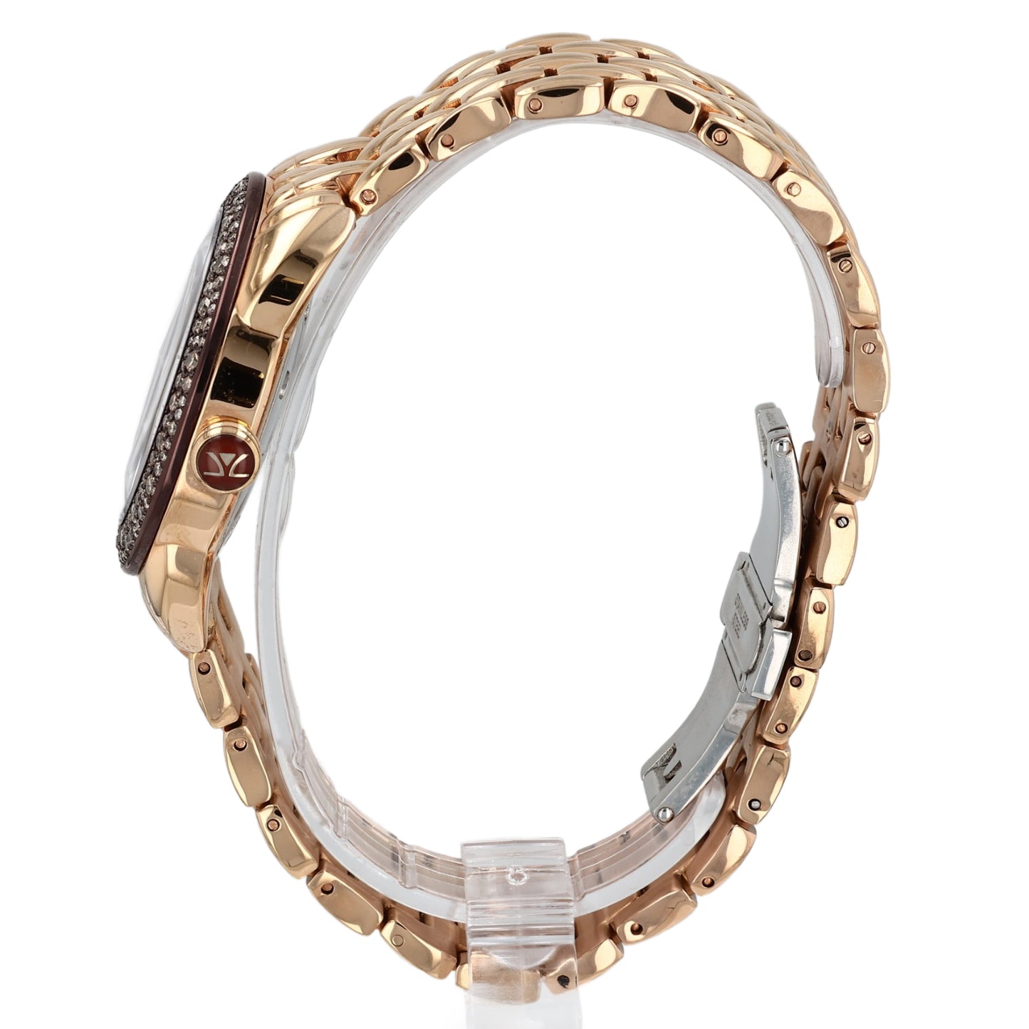 Estate LeVian Strawberry Stainless Steel Mother of Pearl Diamond Dial ZRPA5 With Box