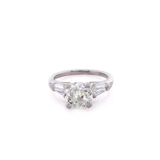 Estate Platinum Diamond Engagement Ring