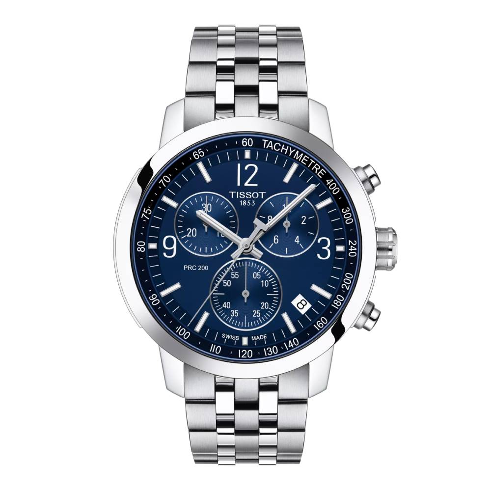 Tissot Stainless PRC 200 43mm Quartz Chronograph Watch