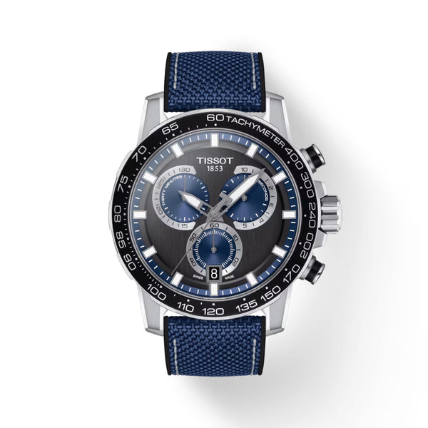 NWT Tissot Supersport Chronograph Quartz Blue Dial Men\'s Watch Amazon.com: Tissot Mens Supersport Chrono 316L Stainless  main image 4