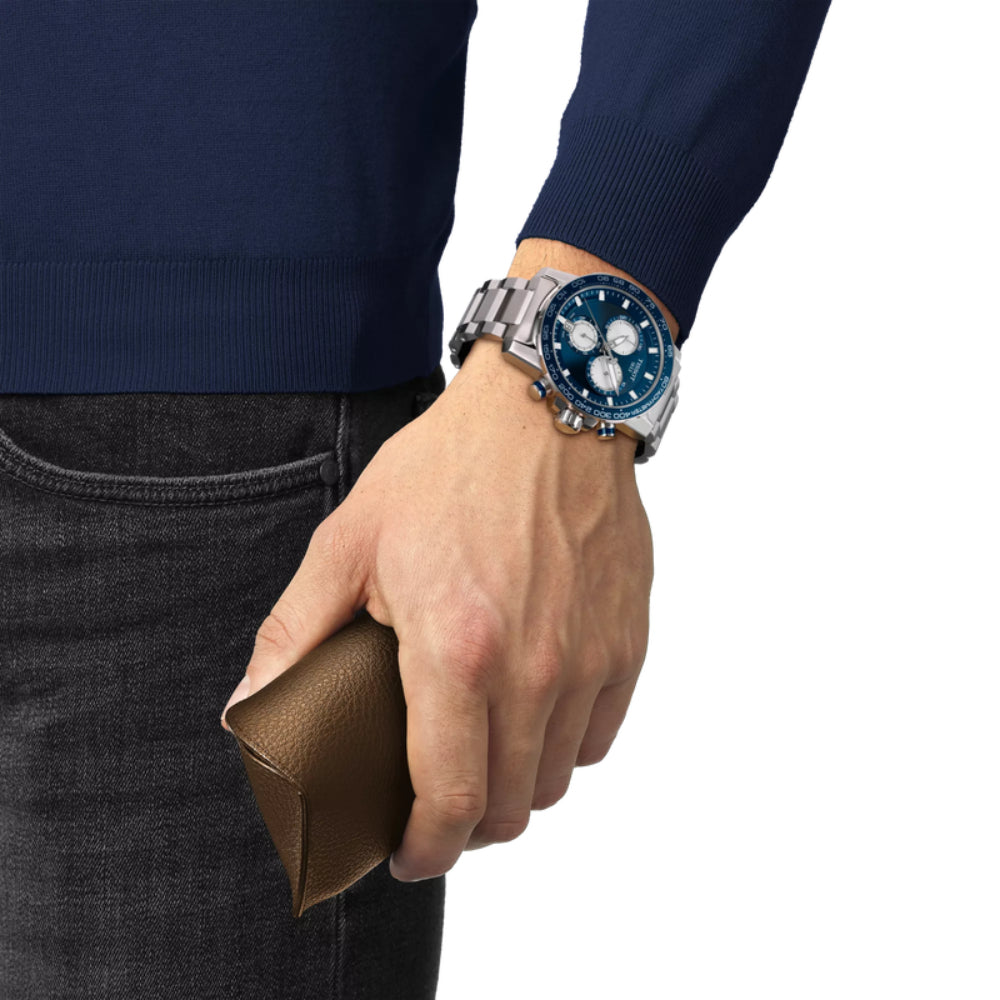 Tissot Supersport Chrono - Blue Dial and Bezel