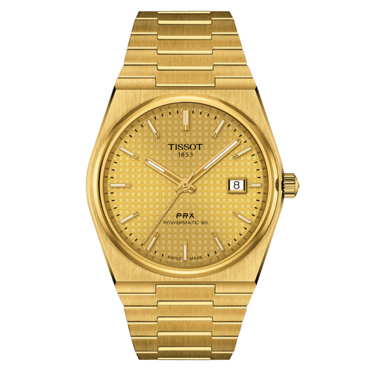 Tissot PRX Powermatic 80 40mm Gold-Tone Automatic Watch