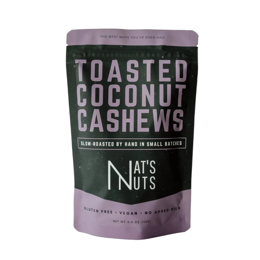 Nat's Nuts Toasted Coconut Cashews - 4oz