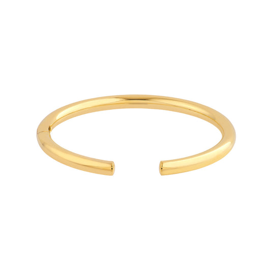 14k Gold Open Polished Bangle Bracelet