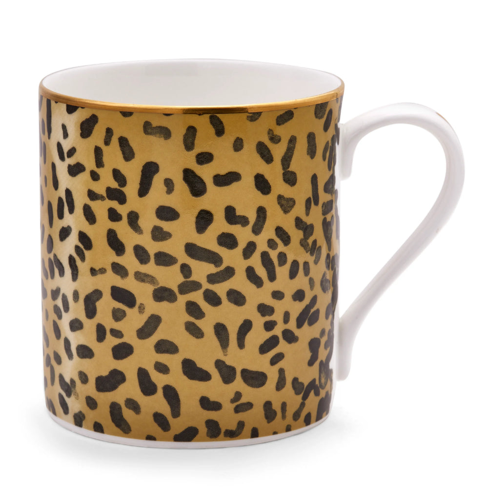 Halcyon Days Leopard Mug