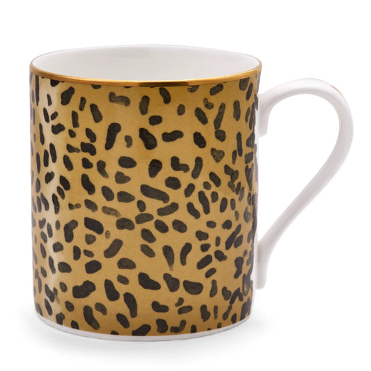 Halcyon Days Leopard Mug