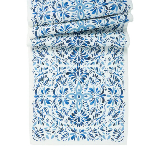 Juliska Iberian 18" x 90" Table Runner - Indigo