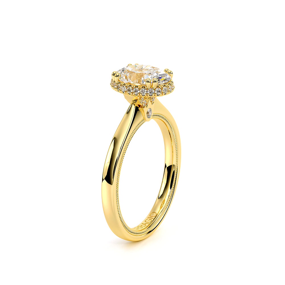 Verragio Tradition 14k Gold Oval Diamond Solitaire Engagement Ring