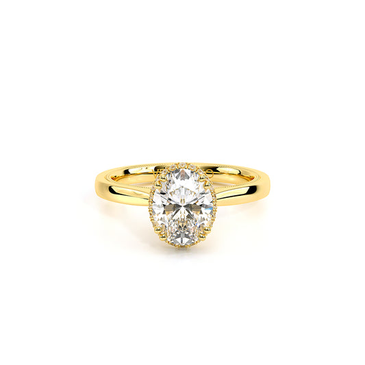 Verragio Tradition 14k Gold Oval Diamond Solitaire Engagement Ring