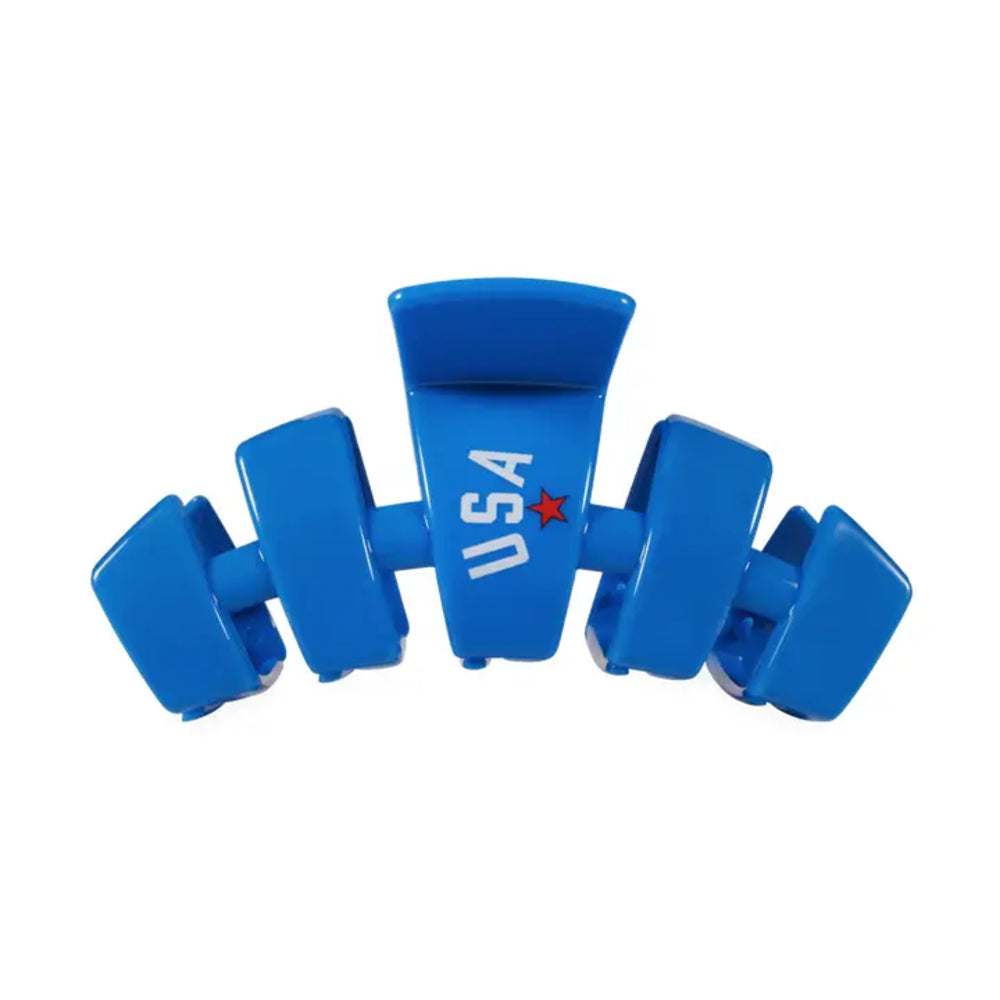 blue hair claw clip