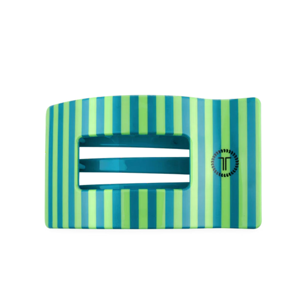 Striped hair clip on a white background
