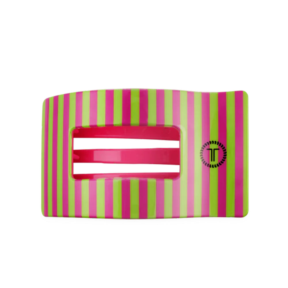 Striped hair clip on a white background