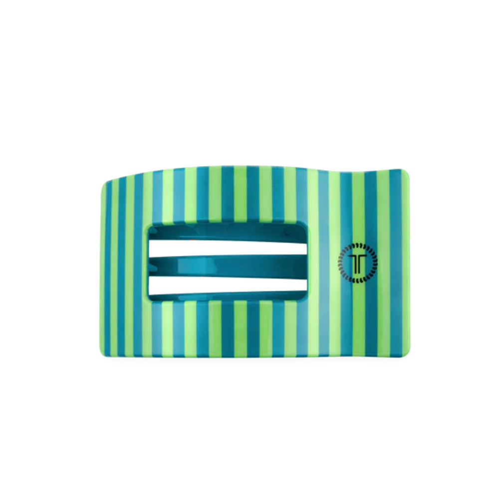 Striped hair clip on a white background