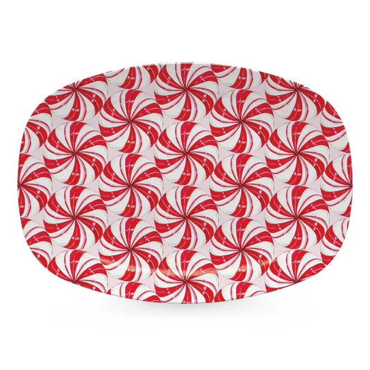Mariposa Peppermint Candy Platter