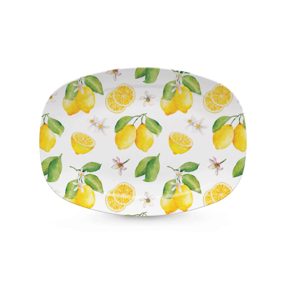 Mariposa Lemons and Blossoms Platter