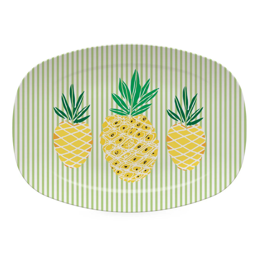 Mariposa 3 Little Pineapples Platter