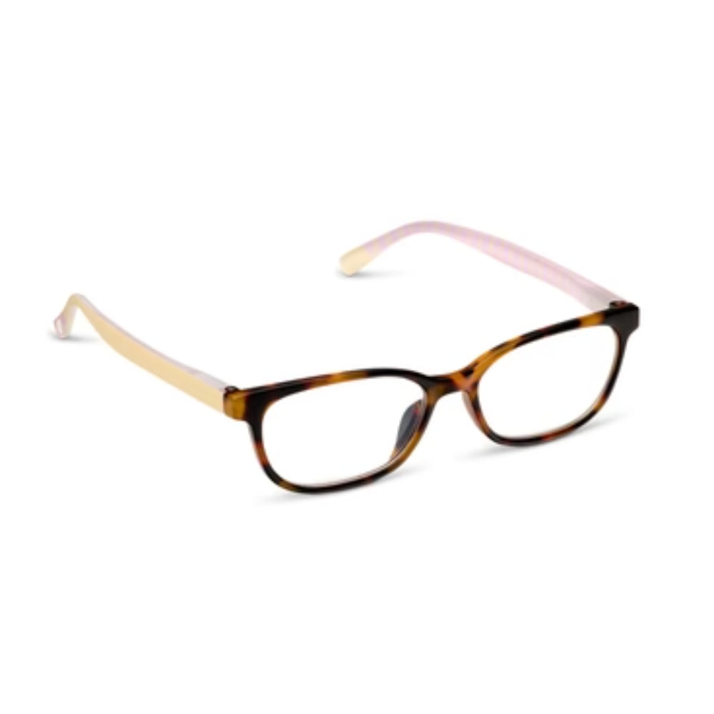 Peepers by PeeperSpecs Beach Read - Tortoise/Summer Stripe Reading Glasses