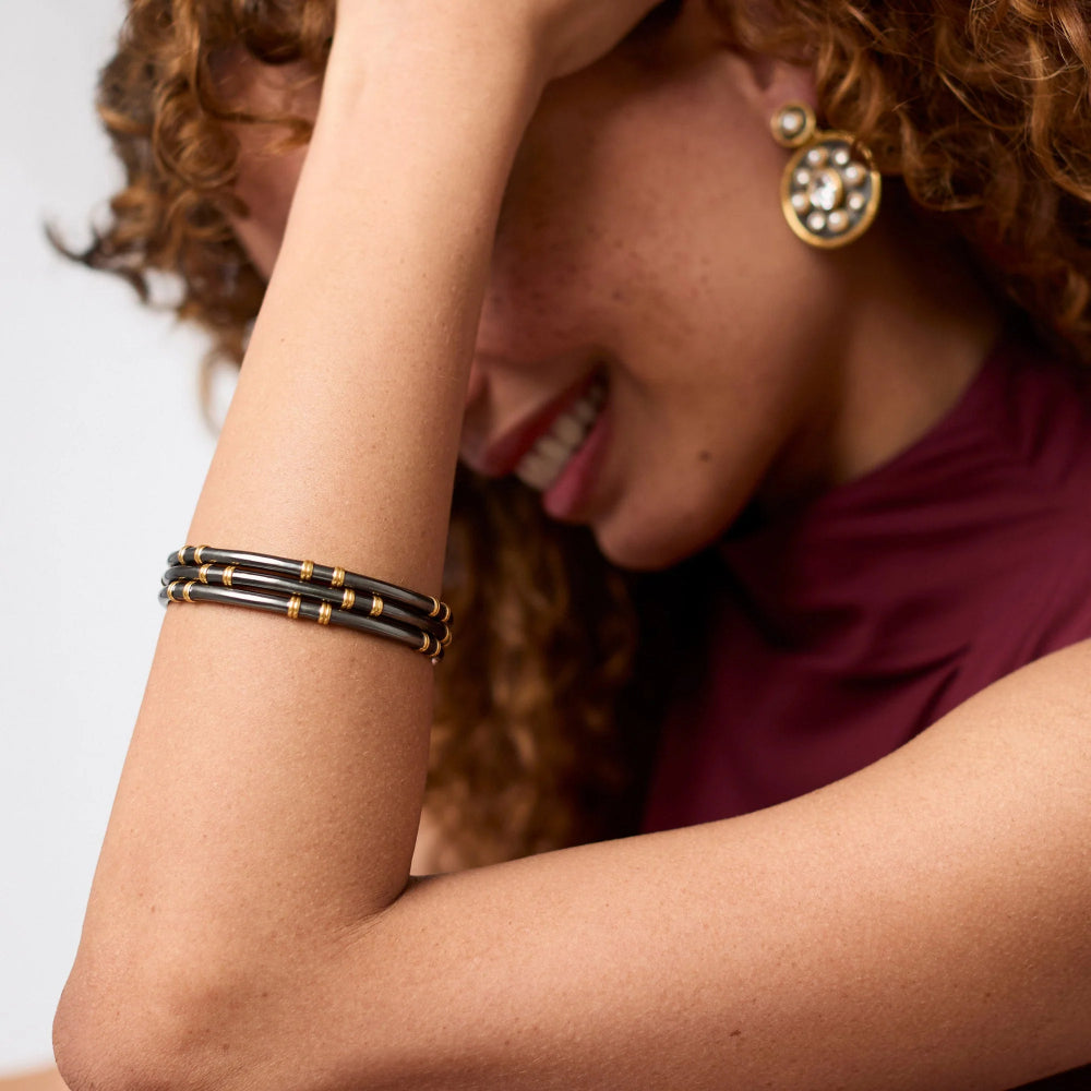 Julie Vos Tribeca Stacking Bangle - Mixed Metal