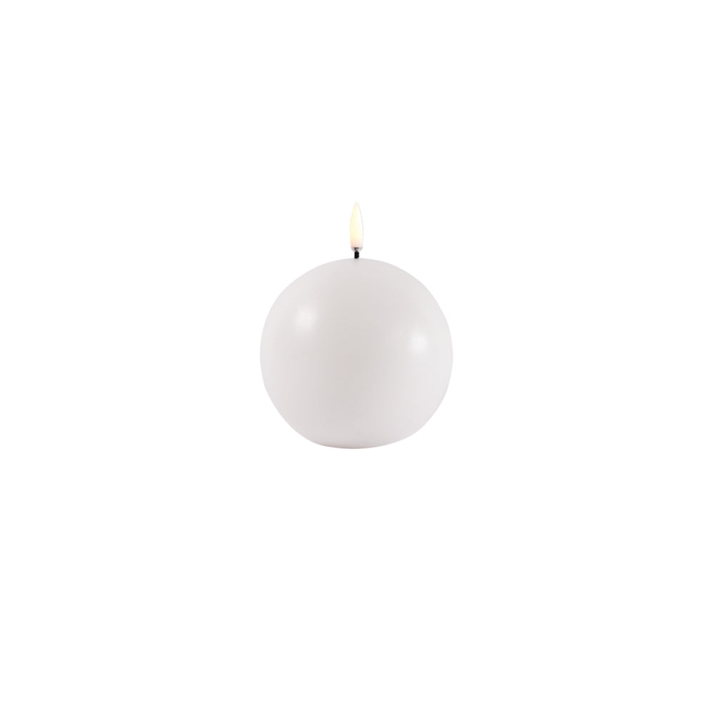 Uyuni Lighting LED Round Candle 3.9" x 3.9"- Nordic White