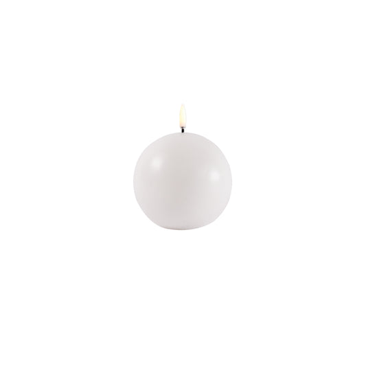 Uyuni Lighting LED Round Candle 3.9" x 3.9"- Nordic White