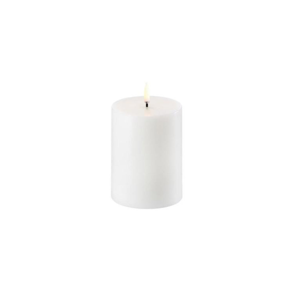 Uyuni Lighting LED Smooth Pillar Candle - Nordic White