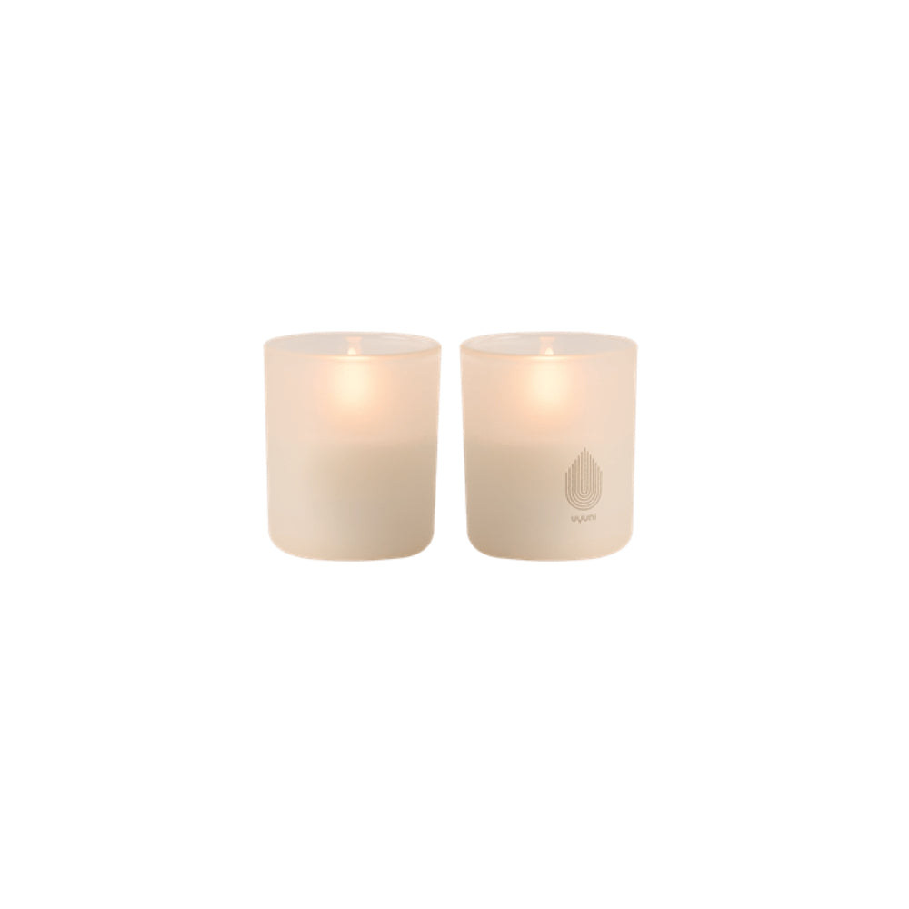 Uyuni Lighting Glass Candles "2.4 x 2.8" - Set of 2