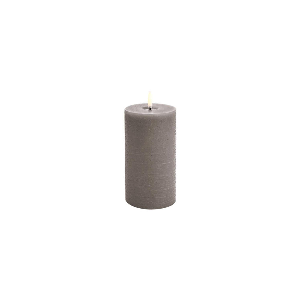 Uyuni Lighting LED Rustic Pillar Melted Candle- Sandstone