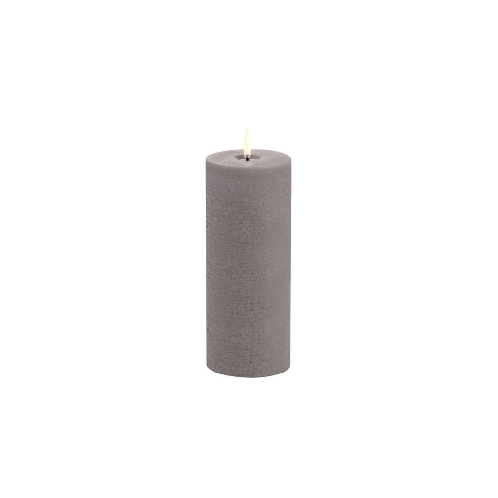 Uyuni Lighting LED Rustic Pillar Melted Candle- Sandstone
