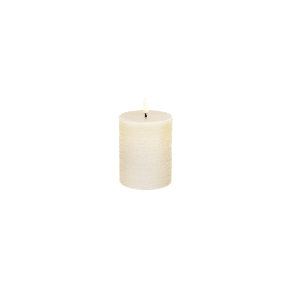 Uyuni Lighting Rustic LED Pillar Candle - Vanilla