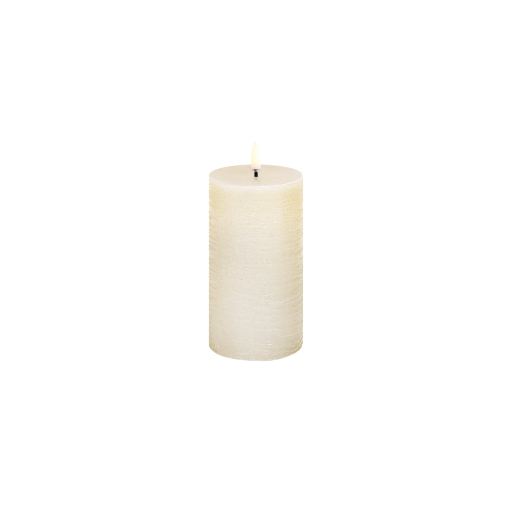 Uyuni Lighting Rustic LED Pillar Candle - Vanilla